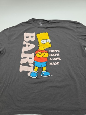 #ad The Simpsons T Shirt Men 3XL Bart Simpson Graphic Print…#37666 $4.60