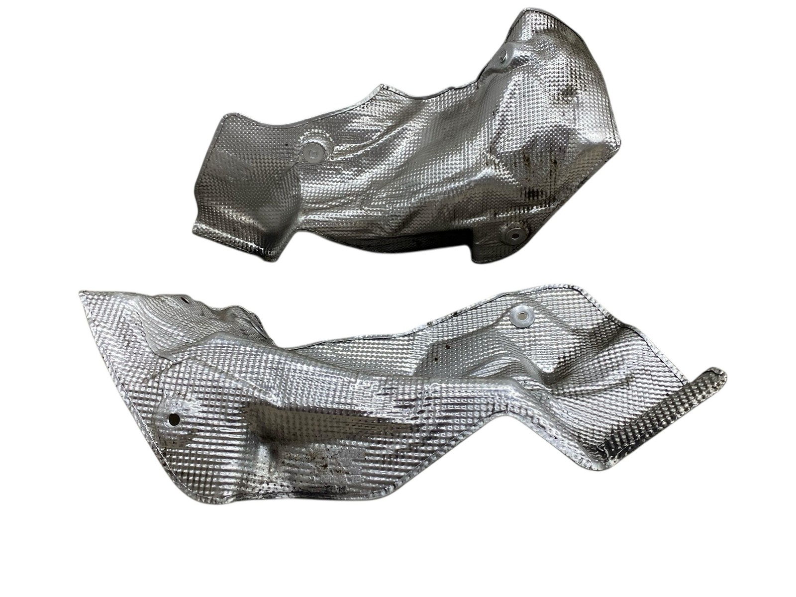 2015 BENTLEY CONTINENTAL 4.0L LEFT & RIGHT HEAT SHIELD FOR SIDE MEMEBER SET x2