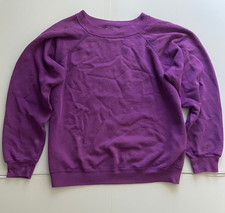 Hanes for Her Women's Sweatshirt  Purple Colorway  Size Adult Large