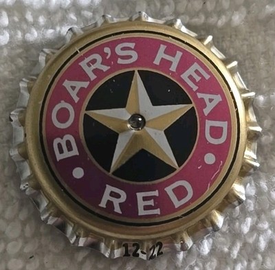 Vintage Weinhard's Boar's Head Red Beer Pin Beer Pin ** UNCHECKED ** (C3)