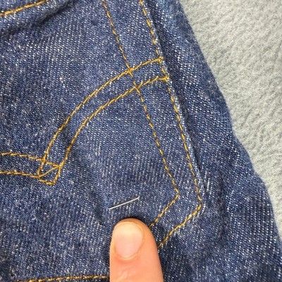Vintage Levis 302 0117 Kids Jeans Dark Wash Made in USA Red Tab