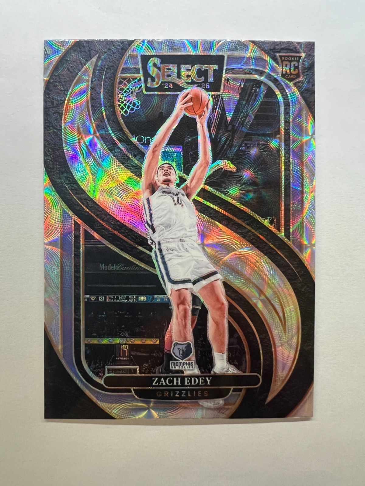 2024-25 Panini Select - Premier Level Zach Edey #192 Scope Prizm (RC)