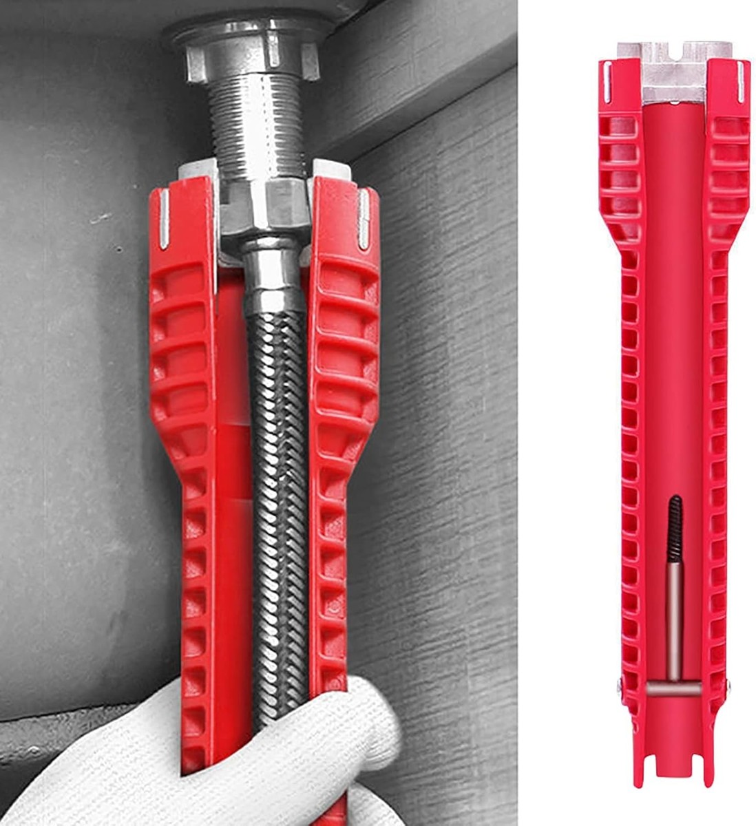 Faucet and Sink Installer Multi Tool Pipe Wrench