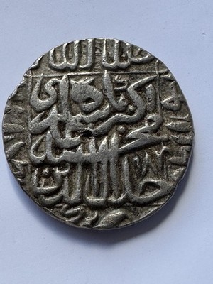 Mughal Emperor Akbar-Silver Rupee (1556-1605 AD)- Bhakkar ? 11.28 grams Z-192