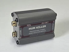 RDL AV-HK1 RCA Hum Killer Professional Stereo Audio Isolation Module
