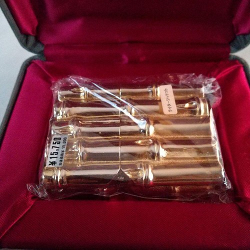 Zippo Feuerzeug Gold Bambus Vollmetalljacke