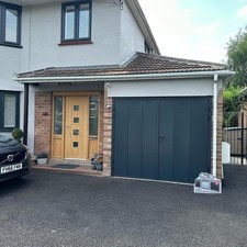 Supplied and fitted Anthracite Mid Vertical rib 50/50 split BARGAIN
