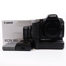 Canon 30D DSLR Camera Body With Battery Grip -VM 5072- LN