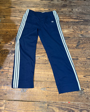 Vintage Adidas Trefoil Track Pants Mens Size Large Navy Blue RARE Made In USA