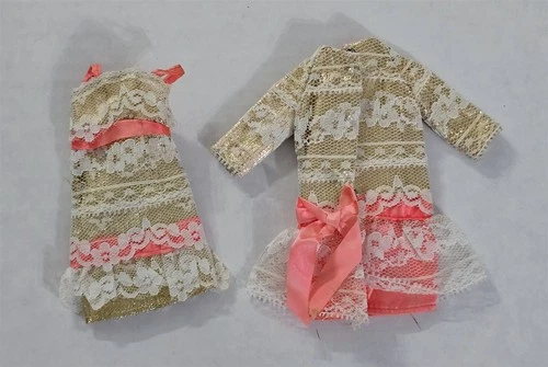 X-69 VINTAGE 1960'S MATTEL BARBIE FRANCIE MOD THE LACE PACE #1216 OUTFIT