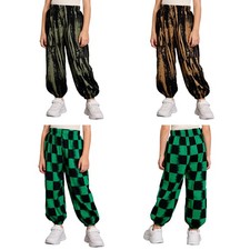 Kids Lantern Pants Jogger Bottoms Park Trousers Vacation Elastic Waistband