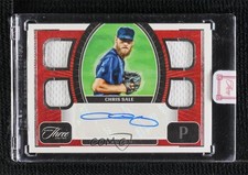 2022 Panini Three and Two Quad Jersey Auto 45/49 Chris Sale #QJA-CS Auto 10no