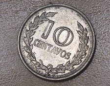 1971 Colombia 10 Centavos