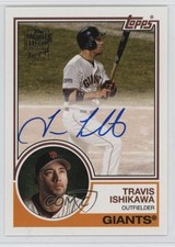 2022 Topps Archives 1983 Fan Favorites Travis Ishikawa #83FF-TI Auto 05ks