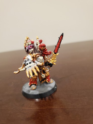 Warhammer 40K – Abaddon The Despoiler – Chaos Space Marines – Metal OOP – Figurine Peinte