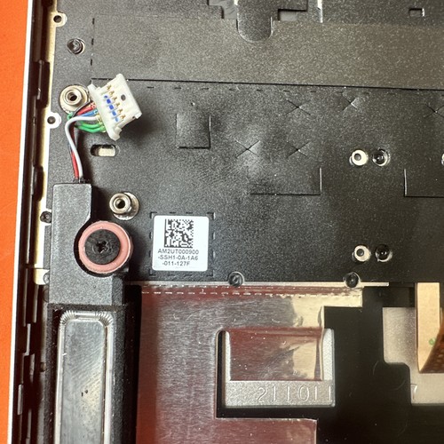 HP Envy X360 13-BD0503NA Palmrest Trackpad Głośniki Biometria Klasa A Srebrne UK - Zdjęcie 9 z 13