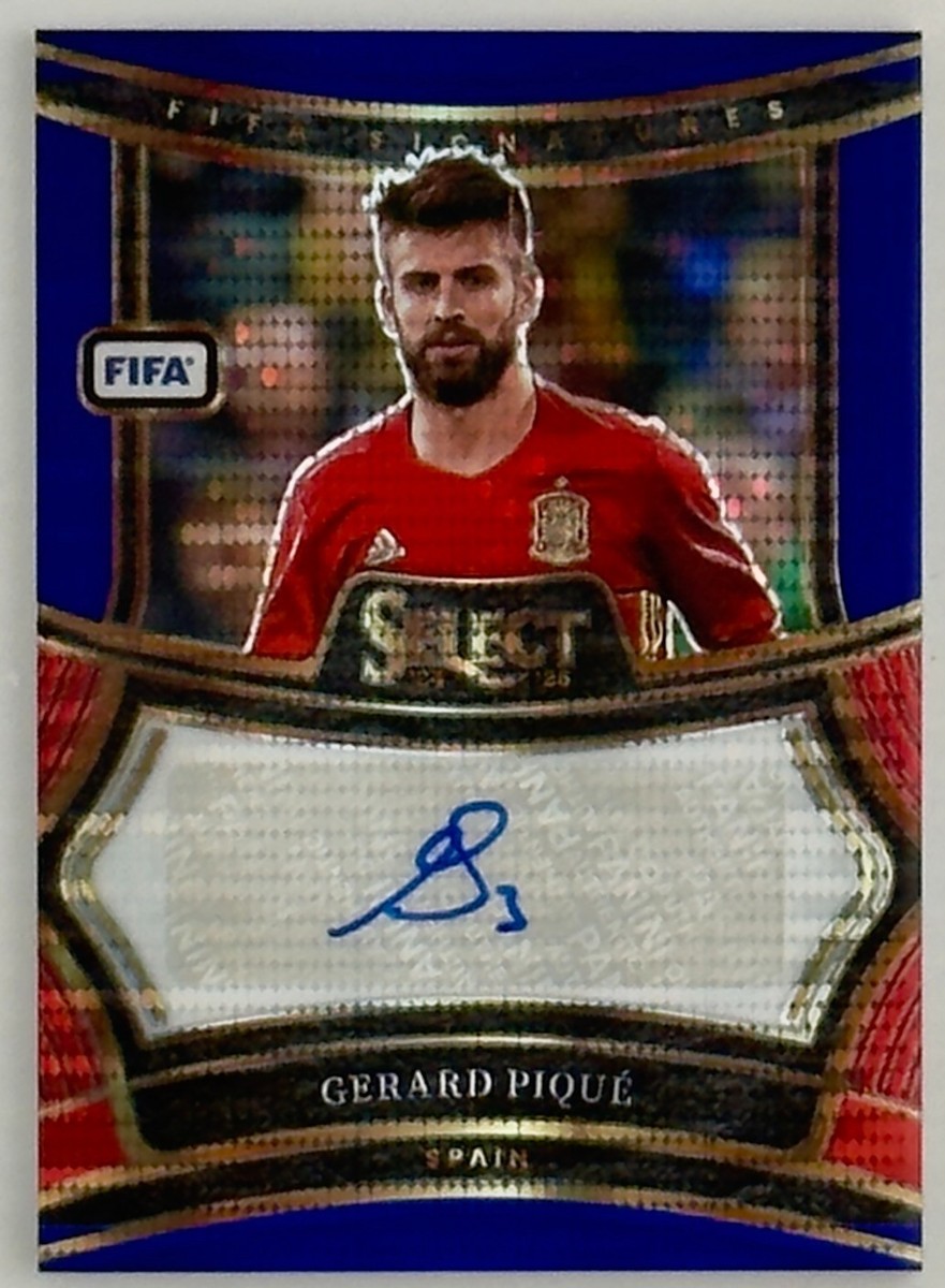 2024-25 Panini Select Fifa Signatures Gerard Pique Spain #S-GP
