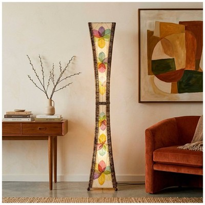Eangee Hour Glass Multi-Color Giant Tower Floor Lamp