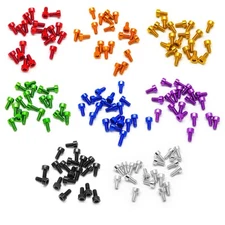 20pcs M3x6mm Socket Head Cap Screws 6063 Aluminum Hex Socket (Anodized Colors)