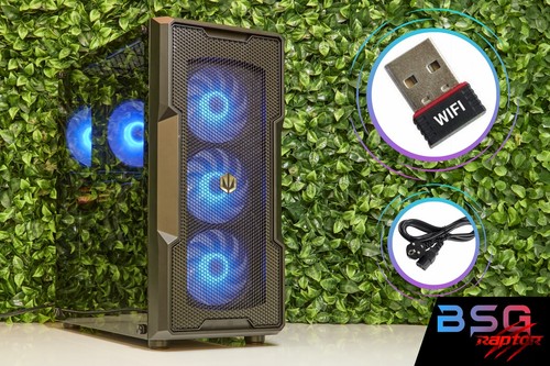 BSG Raptor Gaming-Computer Ryzen 5 32GB DDR4 1TB SSD Radeon RX 7700 XT Win11 - Afbeelding 2 van 12