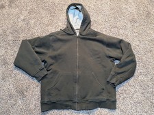 LL Bean Katahdin Iron Works Hoodie Mens Large Sherpa Lined Sweatshirt XXL 0FFH7