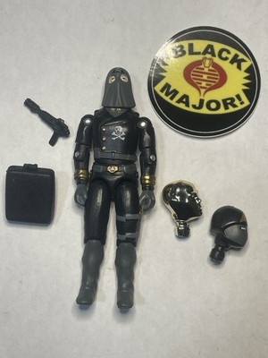 Gi Joe Black Major Custom Red Shadow Dark Shadow Commander  Hooded Menace Coco