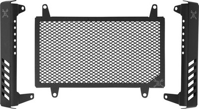 Burly Slash Cut Radiator Guard Black #B10-3009B for Honda