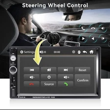 Camecho 7" Double Din Car Stereo Audio Bluetooth MP5 Player USB FM Radio+ …