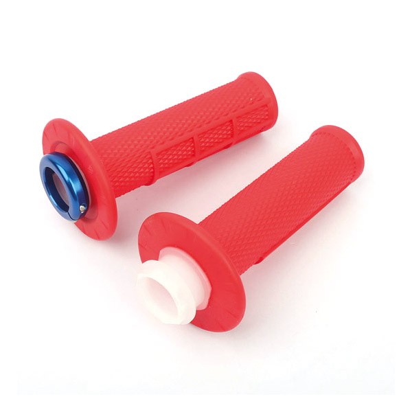 MANOPOLE CROSS CON SISTEMA LOCK-ON UP DESIGN 22/24 120MM ROSSO - Immagine 2
