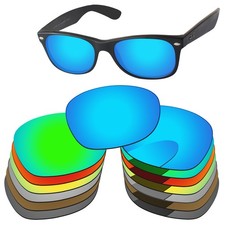 Lenslog Polarized Replacement Lenses For - RayBan RB2132 52mm Sunglasses- Opts