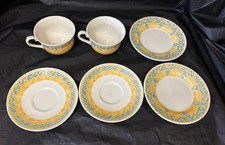 2 X CHURCHILL PORTS OF CALL Trios, Coffe Cups, Saucers, Side Plates