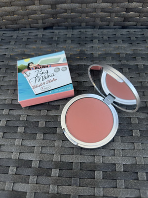 NEW BLUSH Big Mama Blush and Eye Shadow Makeup Pink The Balm Cosmetics 0.28 oz