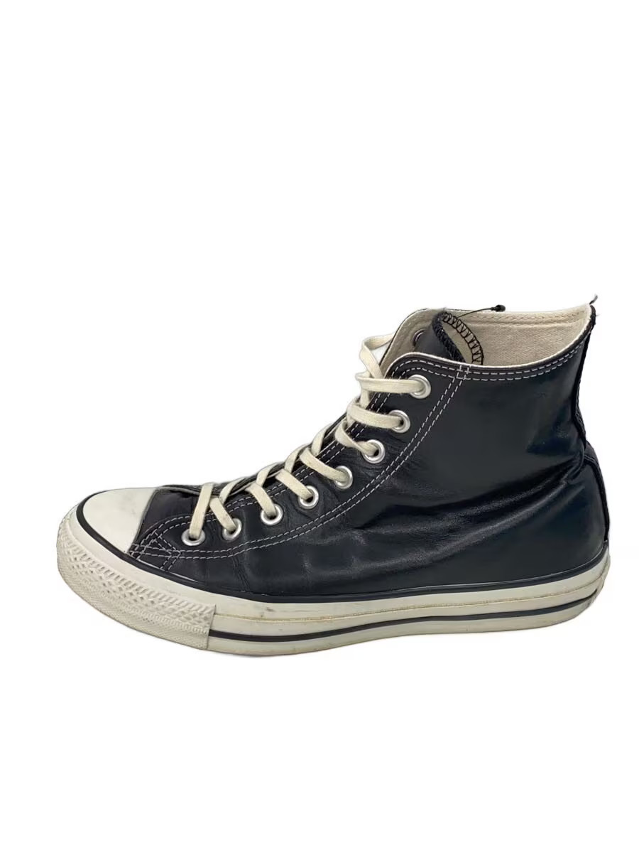 Converse High Cut Sneakers 25.5Cm Blk Leather 1Sd418 LlP02