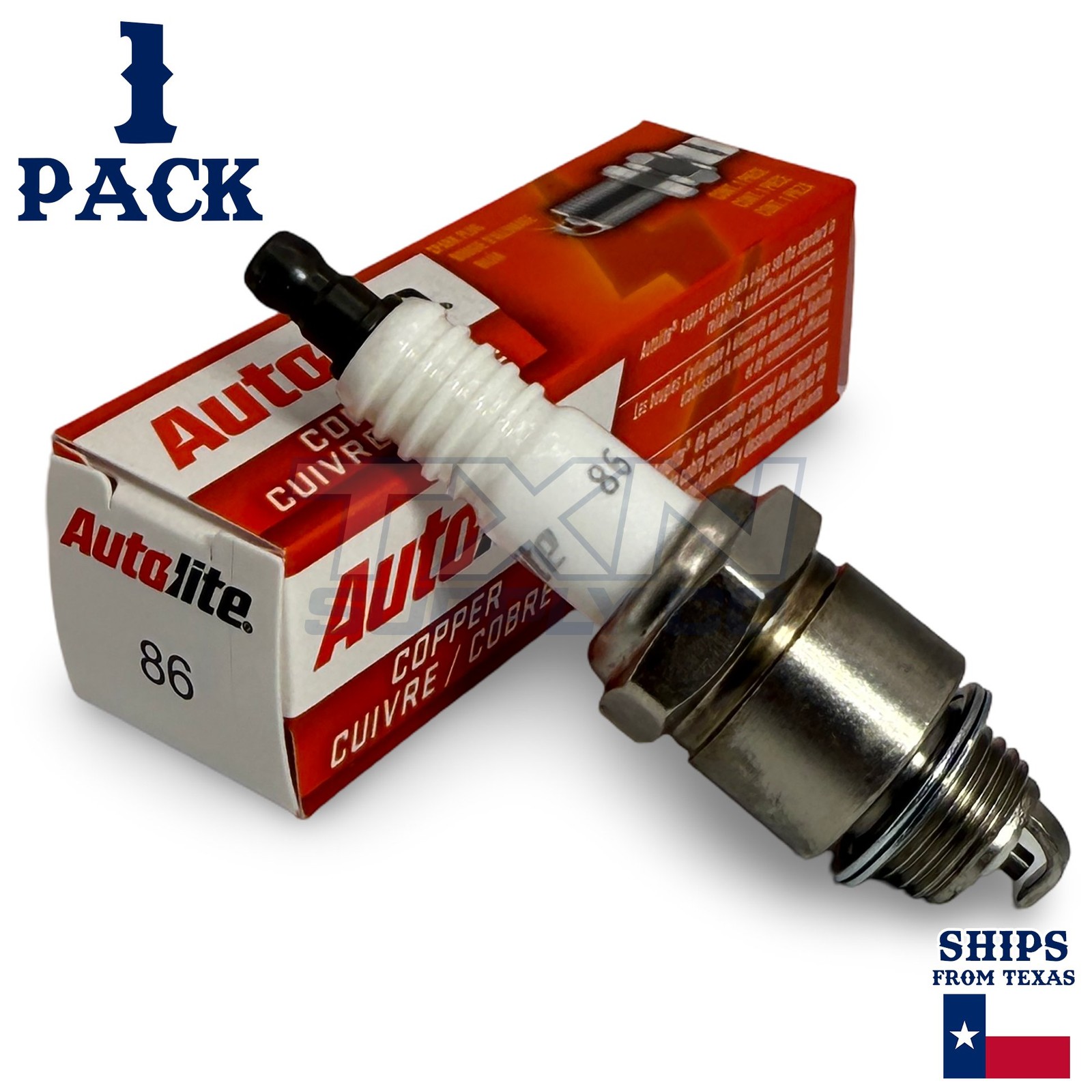 1 Pack Autolite 86 Copper Core Spark Plug