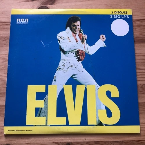 1973 Vinyl Record ELVIS PRESLEY - 2-Disc Big LP Album Set RCA Records 2