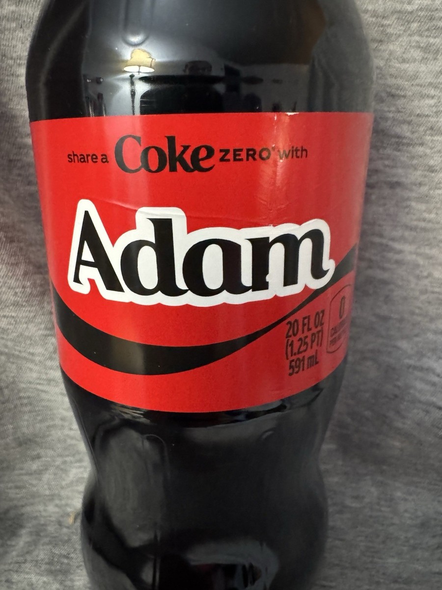 Share a Coke with Adam 2025 Personalized Gift Coca~Cola Bottle