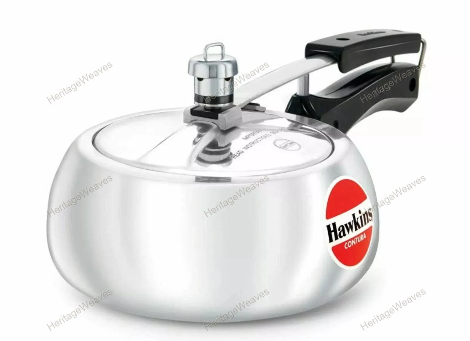 Hawkins Contura Pressure Cooker 2 Litres Aluminum Silver Color Best Kitchen Gift