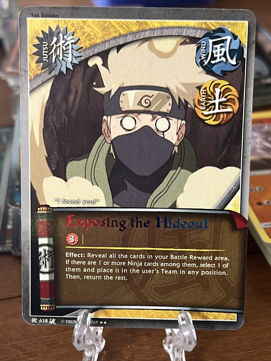 Naruto CCG - Exposing the Hideout J-638, Rare, 1st Edition NM | eBay