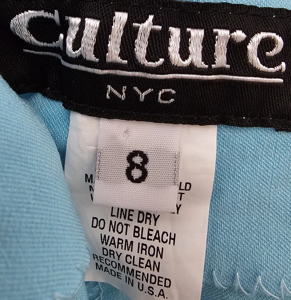 Culture NYC Womens Pants Size 8 Elastic Waist Pull On Ankle - Image 2 of 4