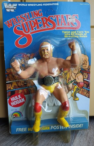 Vintage 1984 WWF LJN Wrestling Figure Titan HULK H...