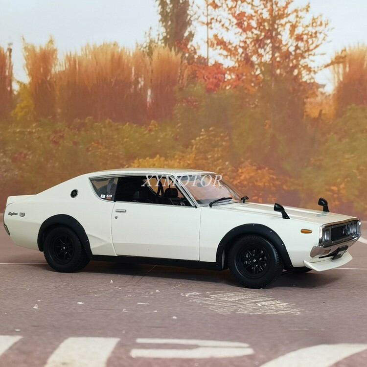 京商 1:18 NISSAN SKYLINE GT-R KPGC-110 Kyosho 1:18 Nissan Skyline GT-R KPGC110 Diecast model Car Gifts