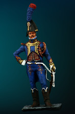   France. Trumpeter-major of Guards Figurine 54 mm Tin Soldiers 132. Painted   