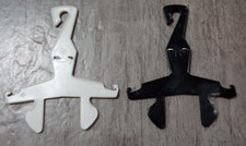 Vintage 1960's Lot of 2 Barbie Ken Doll Original Fashion PAK Black/White Hangers