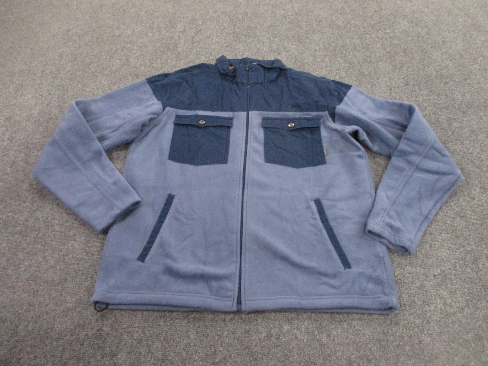 Columbia Men's Blue Fleece Jacket for Hiking Camping Outdoors