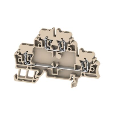 2pcs WEIDMULLER ZDK 2.5 1674300000 Feed-through Terminal Beige New