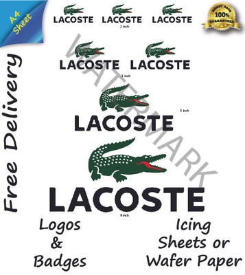 lacoste plastic logo