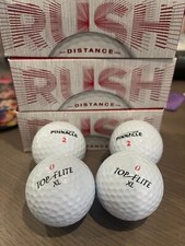 Pinnacle Rush Golf Balls 3 each 3 pack 2 2 TOP FLITE XL 13 balls total