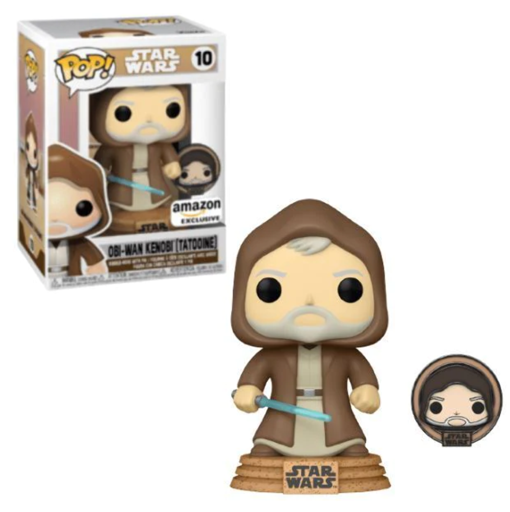 Funko POP! Star Wars: Obi- Wan Kenobi (Tatooine)(Amazon) #10 | eBay