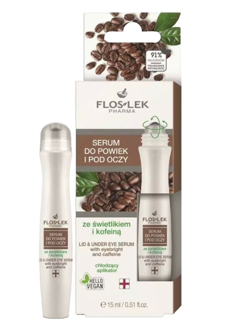 Floslek Pharma Serum for eyelids and under the eyes with skylight/caffeine 15ml