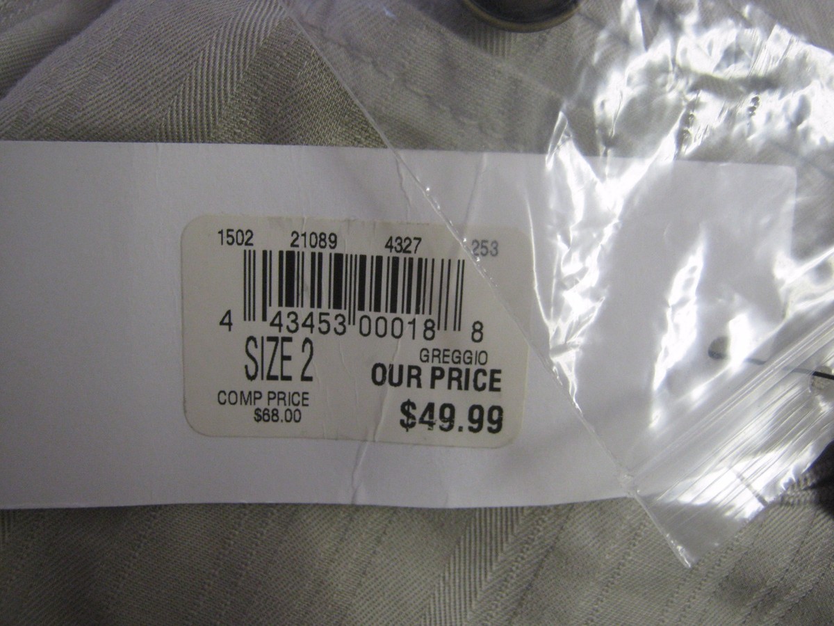 シルバー925 Calvin Klein Jacquard Stripe Capri Pants NWT Size 2 | eBay